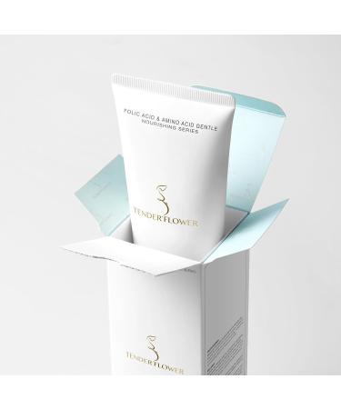 TENDER FLOWER Body Lotion with Folic Acid & Hyaluronic Acid | Stretch Marks Cream Shea Butter Skin Firming Moisturizing Cream for Sensitive Skin (6.7oz - Buy Online on GoSupps.com