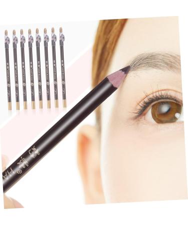 Mikinona 8pcs Pencil Sharpener Eyebrow Pencil Lady Tools Black Colored Pencils Eyebrow Pencils Wooden 1 count (Pack of 1) Coffee - Buy Online on GoSupps.com