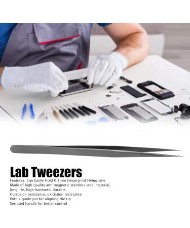 High Precision Stainless Steel Tweezers HMT 11TI PRO Tweezers/Forceps with Straight Tapered Ultra-Fine Point Anti-Magnetic High Hardness Durable Stainless Steel Lab Forceps - Buy Online on GoSupps.com