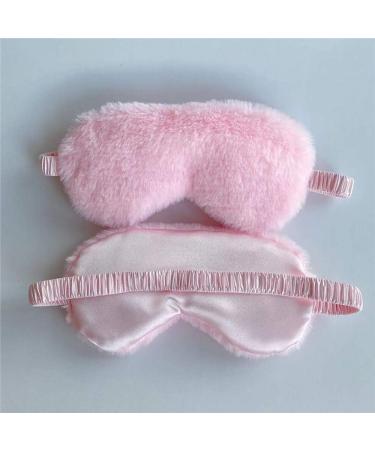RAYNAG Plush Eye Mask 4 Pack - Soft Sleeping Blindfold for Sleepover Party - Comfortable Silky Fabric - Cozy Fluffy Furry - 4 Colors - Buy Online on GoSupps.com