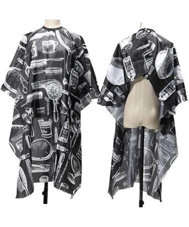 EXCEART 2pcs Professional Shampoo Barber Styling Cape Hairdressing Cloth Cape Apron Metal Button Major - Buy Online on GoSupps.com