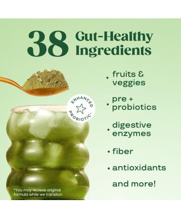 Bloom Nutrition Greens and Superfoods Powder for Digestive Health, Greens Powder, Digestive Enzymes, Probiotics, Spirulina, Chlorella for Bloating & Gut Support, Green Juice, 30 SVG, Strawberry Kiwi Strawberry Kiwi 30 Servi  - Buy Online on GoSupps.com