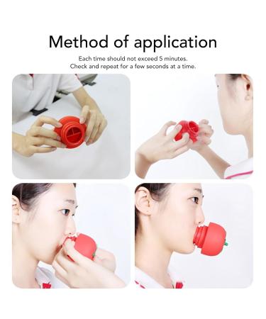 Buy Tomato-Shaped Silicone Lip Amplifier | Portable Sexy Lips Plump Device - Food-Safe Red Lip Filler for International Shipping - Buy Online on GoSupps.com