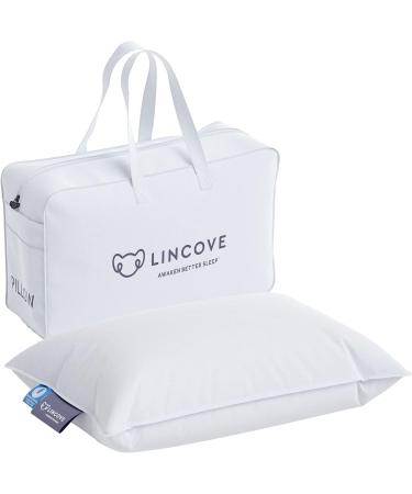 Lincove Canadian Down Toddler Pillow - 800 Fill Power - 100% Cotton Shell - 400 Thread Count - 13x18 - Perfect for Kids Travel, Nap Time, Toddler Cot, Crib, Bed - Buy Online on GoSupps.com