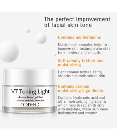 BIOAQUA V7 Toning Light Cream - Multivitamin Oat Hyaluronic Acid Concealer | Moisturizing & Lazy Makeup Essential (50g) - Shop Internationally - Buy Online on GoSupps.com
