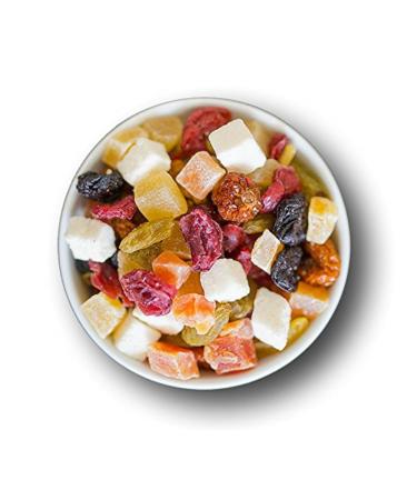 1001 Frucht 1001 Frucht Homemade Fruit Mix - Fine - Candied - Exotic Dried Fruit Mix I Candiate & Dried Fruit Mix According to Grandma's Recipe I Non GMO Mixed Dried Fruit (1000g)