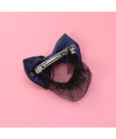 SUPVOX Hair Snood Net Clip - Two-Way Bow Mesh Clips & Elastic Headdress for Women (Black) - 2 Pieces - Buy Online on GoSupps.com
