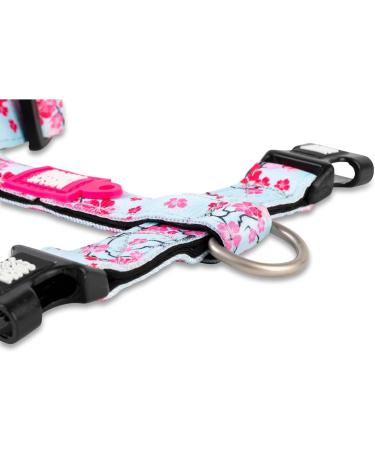 Max & Molly H-Shape Dog Harness - Ultra-Comfortable Neoprene for Small Dogs | Cherry Bloom - Padded Safe & Lightweight - Buy Online on GoSupps.com