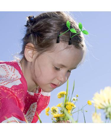 FERCAISH 10 Pcs Trendy Bean Sprouts Hair Clips - Cute Funny Sprout Hairpins for Girls and Kids - Buy Online on GoSupps.com