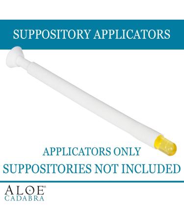 Aloe Cadabra Disposable Vaginal Suppository Applicators - 6 Pack Individually Wrapped Fits Most Brands | Ideal for Feminine Boric Acid Suppositories Pills Tablets Capsules Size 00 - International Shipping Available - Buy Online on GoSupps.com