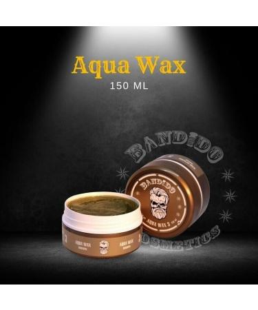 Bandido Hair Styling Aqua Wax 150 ml | Shine Look | Firm Hold | 3 Brown Aqua Wax - Buy Online on GoSupps.com