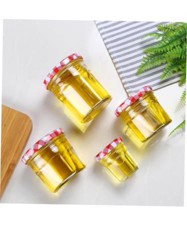 Zerodeko 6 pcs Transparent Can Honey Container Storage Kitchen Glass Food Sealed Bottleml Jar Sauce - Buy Online on GoSupps.com