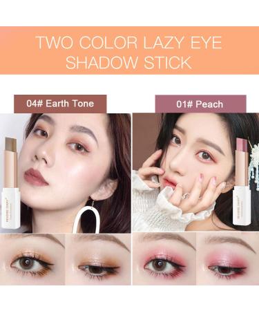 WENSUNNIE 12 Colors Eyeshadow Stick - Matte, Glitter, Shimmer - Waterproof Gradient Makeup Sticks - Buy Online on GoSupps.com