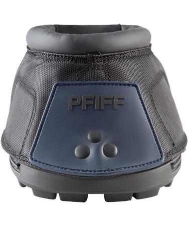 PFIFF 102855 Non-Slip Shock-Absorbing Hoof Boot for Horses - Black-Blue - Buy Online on GoSupps.com