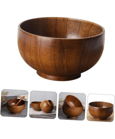 ABOOFAN 3 Pcs Salad Bowl Wood Decor Dessert Containers Snack Containers Storage Holder High Capacity Japan As Shownx3pcs 12x12x6.7cmx3pcs - Buy Online on GoSupps.com