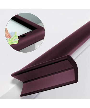 Corner Edge Safety Protector Set - 14ft Edge + 4 Corners, Reddish-Brown Soft Foam Strip, Baby Proofing Guards with 3M Adhesive for Table, Furniture, Sharp Edges Protection - Buy Online on GoSupps.com