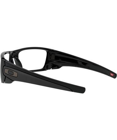 Oakley Men's OO9096 Fuel Cell Wrap Sunglasses - Polished Black/Clear | Shop Now - Buy Online on GoSupps.com
