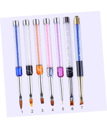 FRCOLOR Manicure Flower Barrettes for Women Builder Bunny Ears Headband Witch Hat Hair Pen Brush Purple - Buy Online on GoSupps.com