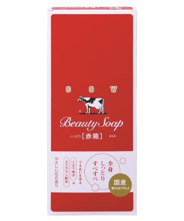 Cow Brand Soap Red Box 100g6pieces