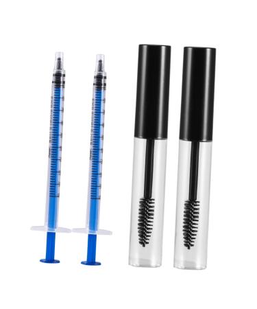 Beatifufu 12pcs Mascara Tube Dispensing Tool Makeup Containers Empty Bottles Liquid Containers Plastic