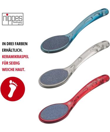 Nippes Ceramic Rasp Smoke | Ceramic Callus Rasp Foot | Double-Sided | Coarse and Fine | Callus Remover for Feet | Callus Foot Care - Buy Online on GoSupps.com