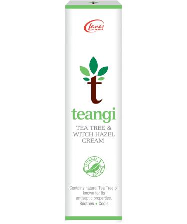 Tea Tree and Witch Hazel Cream 28g - 100% natural - treat and soothe irritated skin - Teangi