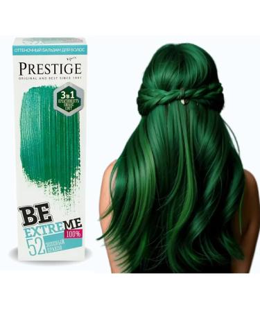 Rosa Impex Semi-permanent hair dye balm 52 Green Dragon BeEXTREME 100% Ammonia Free Paraben Free PPD Balzam ottenochny besulfatny dlya volos 52 zelenye drakon