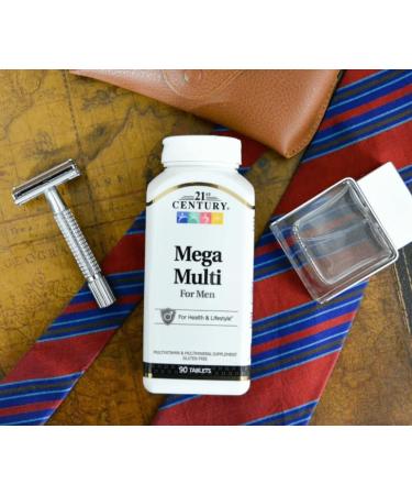 21st Century Mega Multi for Men Multivitamin & Multimineral 90 tablets Pack of 2 - Buy Online on GoSupps.com