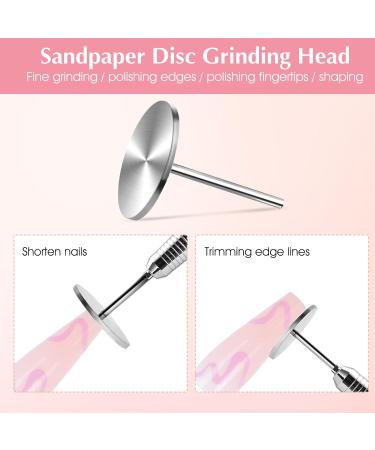 Buy Tiesome 61-Piece Grinding Discs for Pedicure - 25mm Feet Grinder Replacement Sanding Wheels for Dead Skin & Cracked Heels - Buy Online on GoSupps.com