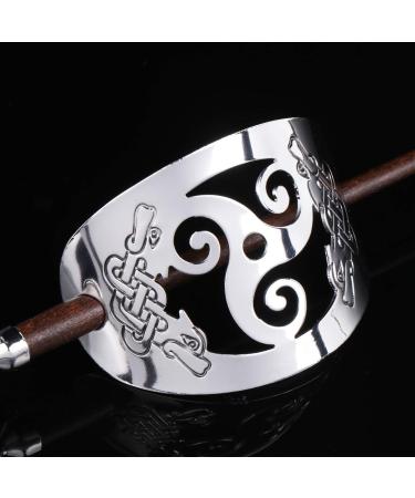 Lurrose Vintage Hair Clip - Celtic Metal Hair Clip & Eating Sticks for Women - Enhance Your Hairstyle | International Shipping - Buy Online on GoSupps.com