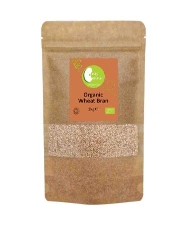 Organic Wheat Bran - Certified Organic - by Busy Beans Organic (1kg) 1 kg (Pack of 1) - Buy Online on GoSupps.com