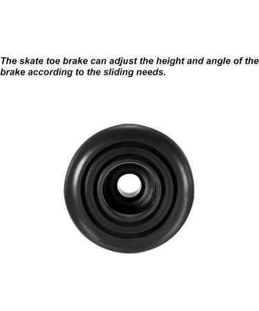 82A Rubber Roller Skate Toe Stops with Screwdriver - Black Brake Stoppers for Replacement | Roller Skate Accessories - Buy Online on GoSupps.com