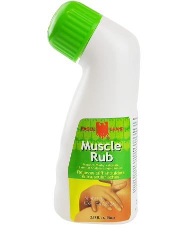 Singapore Original Eagle Brand Muscle Rub 85ml - Relieves Stiff Shoulders & Muscular Aches - Buy Online on GoSupps.com