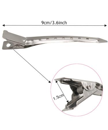 40PCS 3.5Inch Duck Bill Alligator Hair Clips - Professional Sectioning Clips for Salon and DIY Hair Accessories - Buy Online on GoSupps.com