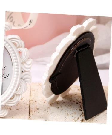 FRCOLOR Nail Display Frame Small Photo Frame Retro Photo Frame Antique Picture Frames Rustic Picture Frame Retro Picture Frame Gold Trim Nail Showing Stands White Sample Acrylic Resin - Buy Online on GoSupps.com