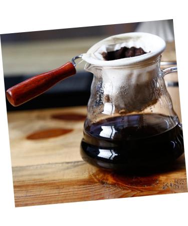 Zerodeko 3 Pcs Cheese Cloth Coffee Filter Coffee Strainer Cold Brew Coffe Filter Coffee Filters Coffee Cloth Strainer Coffee Dropping Cloth Coffee Cloth Dripper Wooden Handle Punch 19.5X10cmx3pcs As Shownx3pcs - Buy Online on GoSupps.com