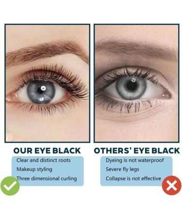 2 Pi ces Multifonctionnel Mascara Waterproof Mascara Volume Hypoallerg nique Unisexe - Buy Online on GoSupps.com