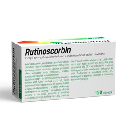 Formula Rutinoscorbin 150TBS European Version Immune and Vascular Support - Buy Online on GoSupps.com