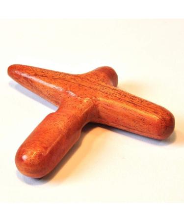 Wanthai Device Massager - Cross Texture for Point Release Wood Accessories for Thai Massage & Strength Training - Buy Online on GoSupps.com