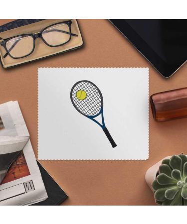 Buy 2 x Tennis Racket and Ball Microfiber Lens/Eyeglass Cleaning Cloths | International Shipping Available - Buy Online on GoSupps.com