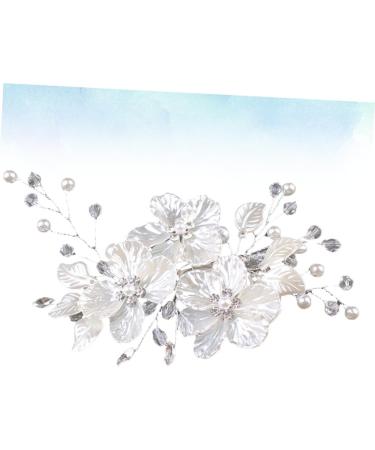 FOMIYES Rhinestones Wedding Flower Side Hair Clips Wedding Headpiece for Bride Wedding Hair Pin Vintage Flower Hair Clips for Women Hair Barrettes for Women Mosaic Pearl Miss - Buy Online on GoSupps.com
