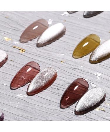 15ML 9D Cat Eye Hybrid Varnishes Gel Soak Off Smoothie Wide Cat Eyes Magnetic Gel Polish Bright Silver UV Gel Nail Polish - (Color: ST11-4) - Buy Online on GoSupps.com