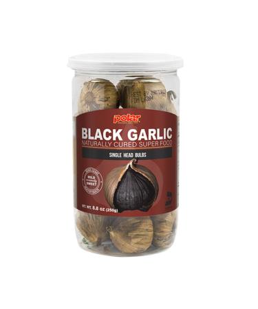 MW POLAR Whole Black Garlic, Whole Bulbs, Easy Peel, All Natural, Healthy Snack , Ready to eat, Chemical Free, Kosher Friendly, 8.8 Ounce (Pack of 1) 8.8 pounds (Pack of 1)