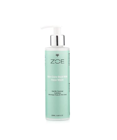 ZOE Skincare - Natural GOAT MILK Face Wash - Hydrating Sensitive Skin and Dry Skin Face Cleanser - Vitamin E & ALOE VERA Face Wash - Gentle Daily Face Wash - Cruelty & Fragrance Free Organic Skincare