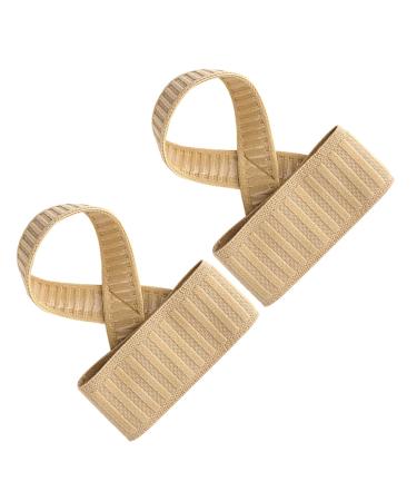 Hemoton 1 Pair Elastic Silicone Foot Protectors Running Support Brace Ankle Brace for Sprained Ankle Foot Brace for Injured Foot Comfy Brace Arch of Foot Men and Women Stabilizer 70% Nylon