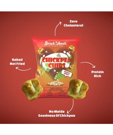 SnackAmor Chickpeas Chips 26gm - Buy Online on GoSupps.com