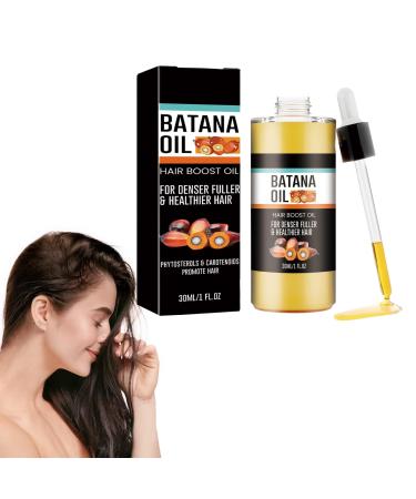 Batana Oil for Hair Growth Organic Batana Oil for Healthy Hair Natural Batana Oil Enhances Hair & Skin Radiance Hair Growth Oil for Stronger Thicker Leaves Your Hair Smoother Oil (Black-Hair Oil)