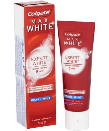 Colgate - Max White Expert White Cool Mint Toothpaste - 75 ml - Buy Online on GoSupps.com