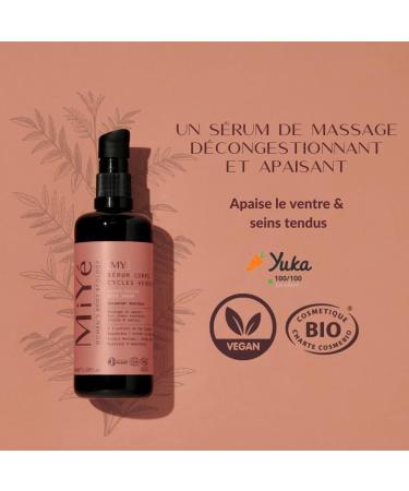 MiY | Body massage serum | Against hormonal tense areas breasts stomach and heavy legs | Magnesium arnica liquorice and gingko biloba | 50ml - Buy Online on GoSupps.com
