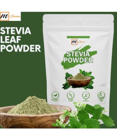 mGanna 100% Natural Stevia Leaf Powder - Natural Sweetener 227 gms / 0.5 lbs - Buy Online on GoSupps.com